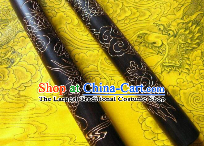 Top African Blackwood Nunchakus Chinese Martial Arts Nunchaku Handmade Kung Fu Carving Dragon Nunchaka