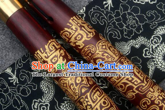 Chinese Martial Arts Wood Nunchaku Handmade Kung Fu Carving Nunchaka Top Rosewood Nunchakus