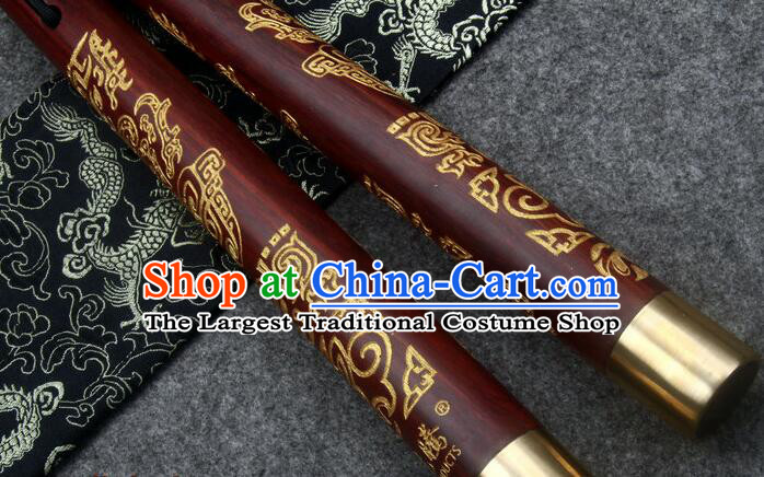 Chinese Martial Arts Wood Nunchaku Handmade Kung Fu Carving Nunchaka Top Rosewood Nunchakus