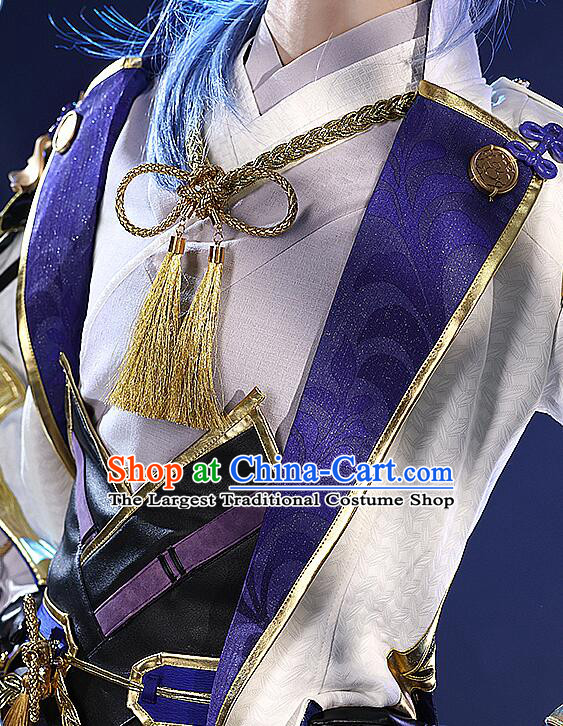 Top Genshin Impact Cosplay Costumes Kamisato Ayato Garments Cos Shogunate Young Lord Outfits