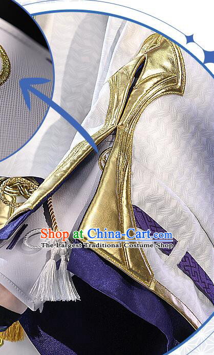 Top Genshin Impact Cosplay Costumes Kamisato Ayato Garments Cos Shogunate Young Lord Outfits