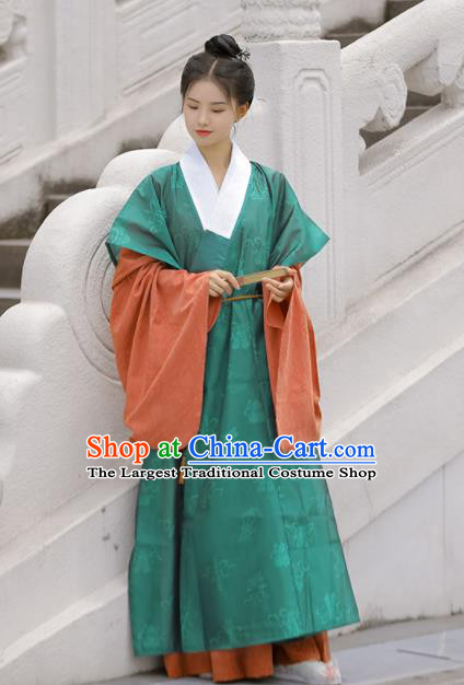 Chinese Ming Dynasty Historical Costumes Traditional Hanfu Clothing Ancient Taoist Nun Garments