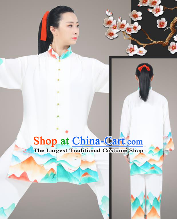Chinese Tai Ji Training Uniform Martial Arts Competition Clothing Tai Chi Performance Outfit Kung Fu Costumes