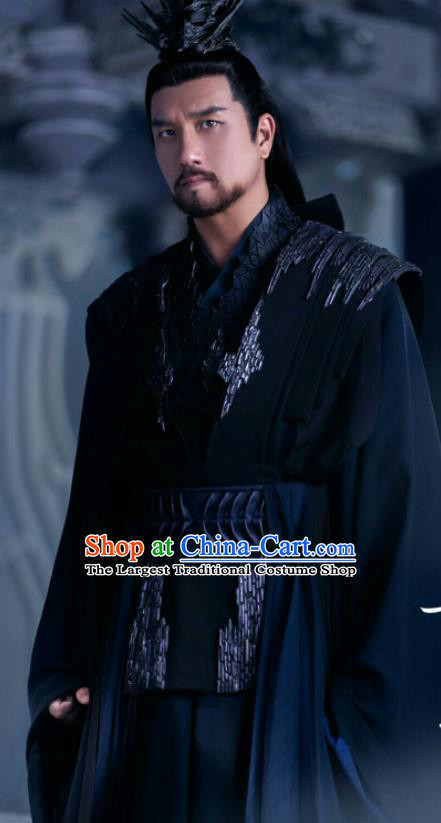 Chinese Xianxia Series Drama Swordsman Garments Romance TV Ancient Love Poetry Sen Jian Costumes Ancient Demon King Clothing