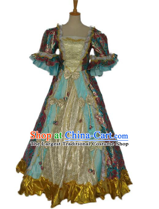 Western Traditional Clothing Medieval European Princess Dress Costume