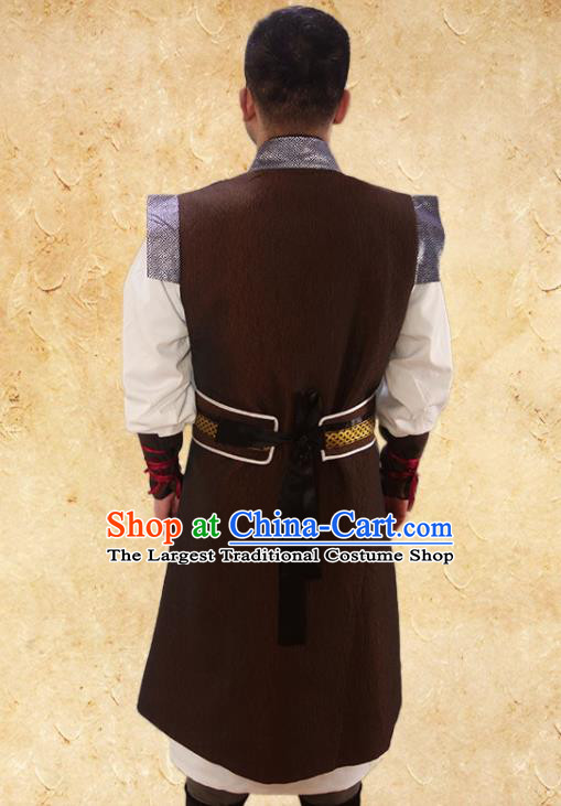 Chinese Ancient Swordsman Costumes Traditional Garments Song Dynasty Hero Guo Jing Clothing