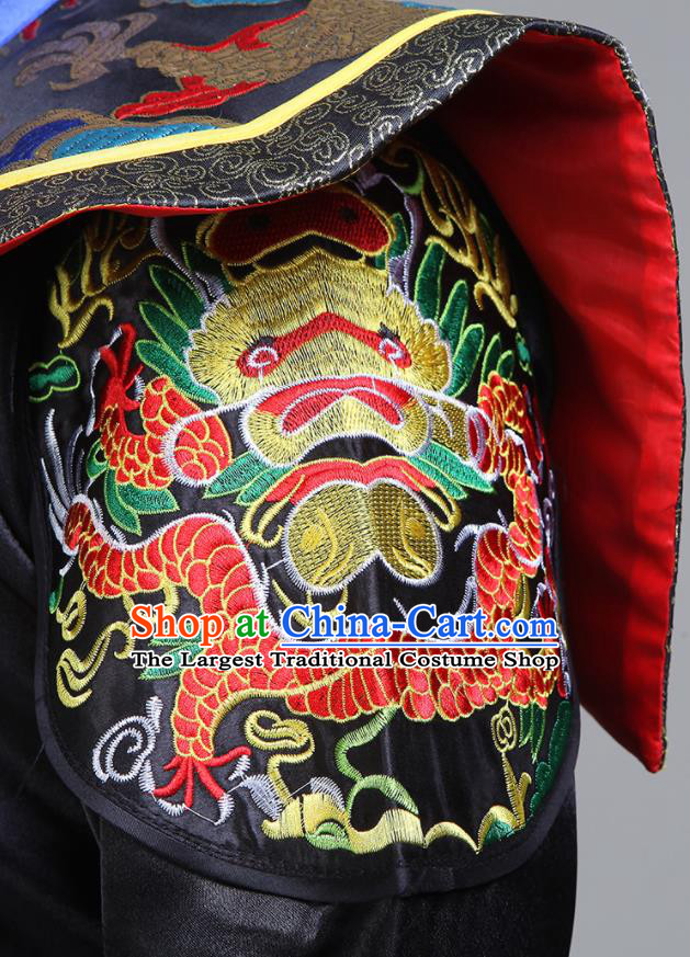 Chinese Ancient Royal Prince Costumes Qing Dynasty Regent Vestment Traditional Official Clothing