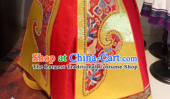 Chinese Mongol Nationality Garment Children Dance Mongolian Dress Folk Dance Costume