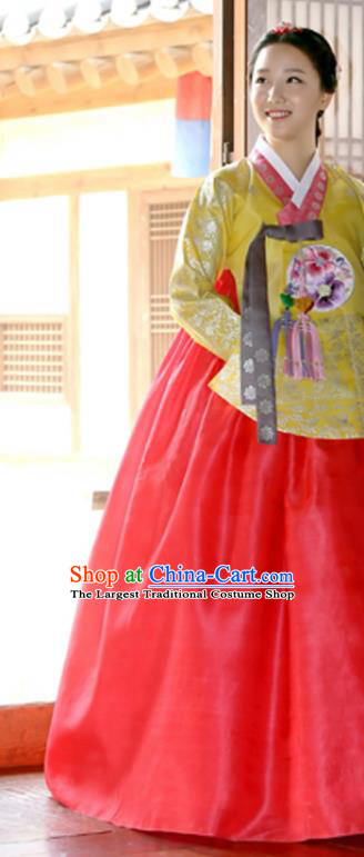 Top Court Hanbok Korean Bride Garment Costumes Traditional Wedding Clothing