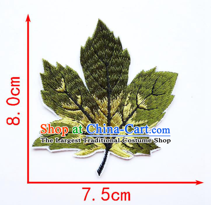 Top Embroidered Maple Leaf Patch Garment Accessories