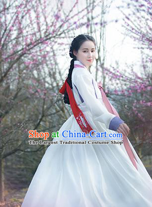 Korean Traditional Garment Ancient Women Hanbok Drama Dress of Korea