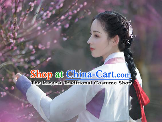 Korean Traditional Garment Ancient Women Hanbok Drama Dress of Korea