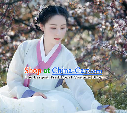 Korean Traditional Garment Ancient Women Hanbok Drama Dress of Korea