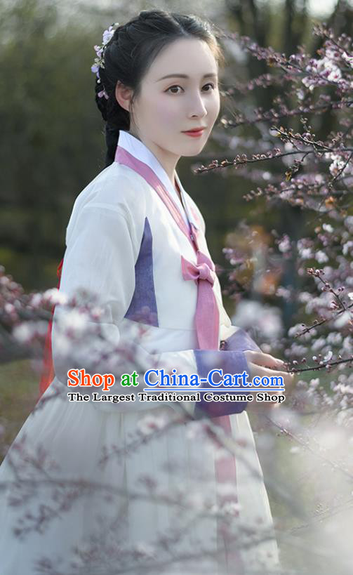Korean Traditional Garment Ancient Women Hanbok Drama Dress of Korea