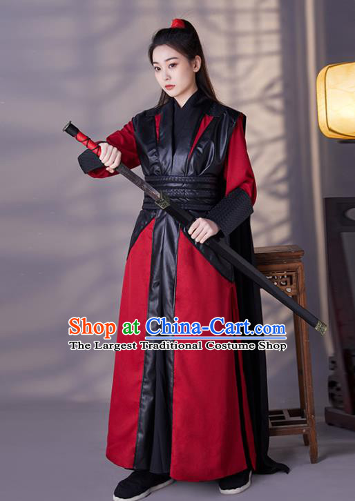 Chinese Ancient Swordswoman Garment Costumes TV Series Miss the Dragon Liu Ying Clothing