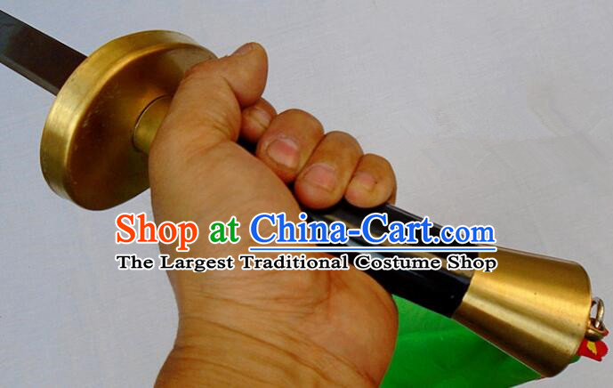 Top Wushu Flexible Blade Chinese Tai Chi Performance Broadsword Handmade Stainless Steel Blade