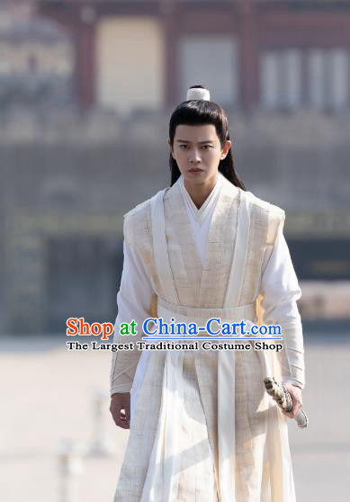 Chinese TV Series One and Only Zhou Sheng Chen Costume Ancient Swordsman Clothing Warrior Garments
