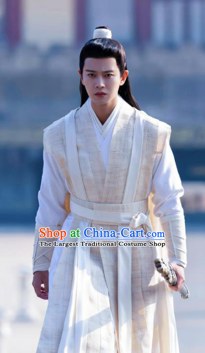 Chinese TV Series One and Only Zhou Sheng Chen Costume Ancient Swordsman Clothing Warrior Garments