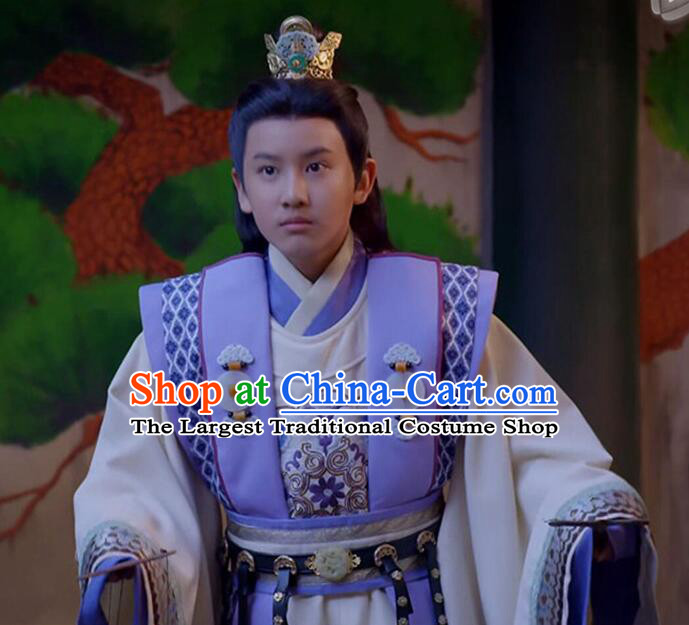 Chinese Ancient Clothing Tang Dynasty Emperor Costume Ancient Prince Li Zhi Garment for Men