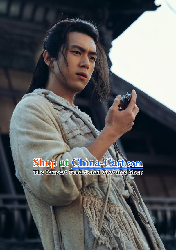 Chinese Romance Movie Soul Snatcher Bai Shi San Clothing Traditional Garment Ancient Swordsman Costume