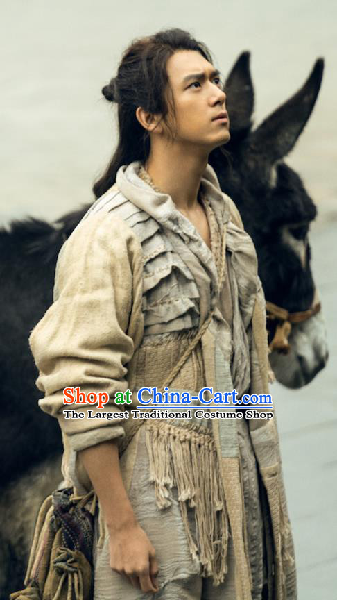 Chinese Romance Movie Soul Snatcher Bai Shi San Clothing Traditional Garment Ancient Swordsman Costume