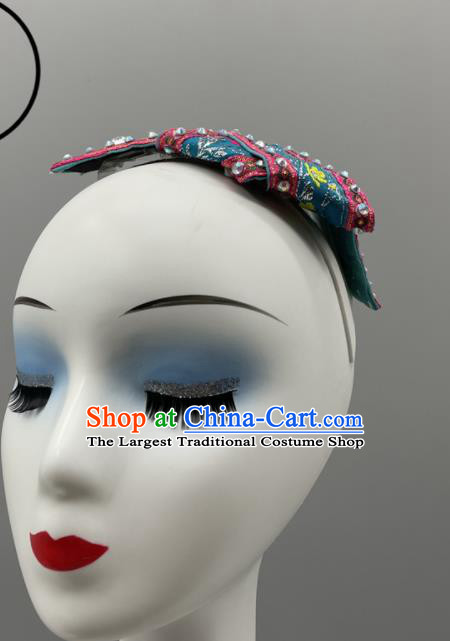 Chinese Miao Nationality Dance Headpiece Ethnic Festival Hair Jewelry Hmong Ethnic Women Headwear