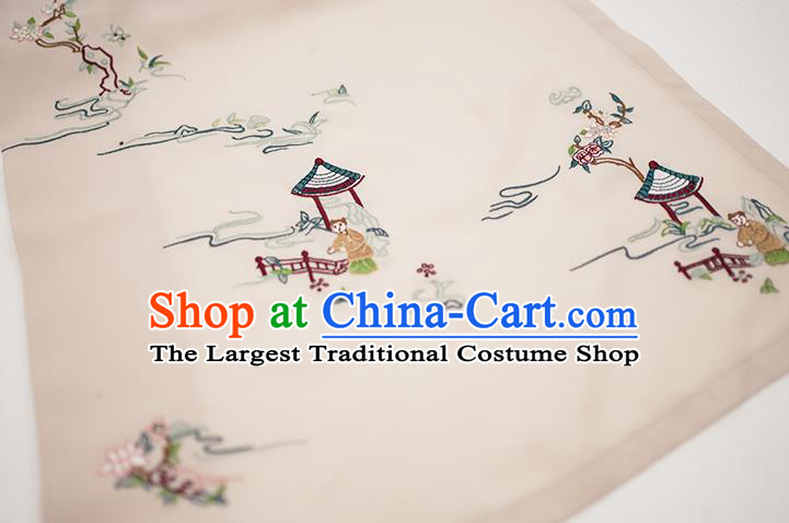 Chinese Ming Dynasty Noble Woman Costumes Ancient Young Mistress Clothing Traditional Hanfu Cloak Gown and Skirt Complete Set