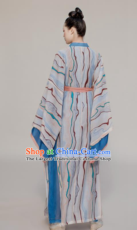 Chinese Traditional Garment Costumes Ancient Young Lady Clothing Han Dynasty Civilian Woman Hanfu Dress