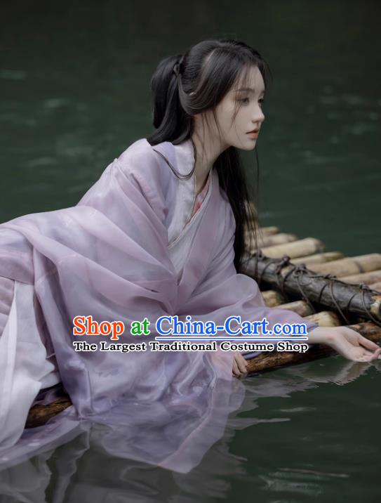 China Female Hanfu Ancient Royal Princess Dress Song Dynasty Young Lady Replica Costumes