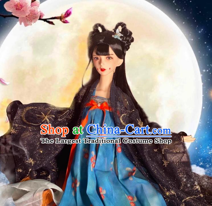 Top Figurine Hanfu Clothing Ancient Girl Ruqun Customize Handmade BJD Costume