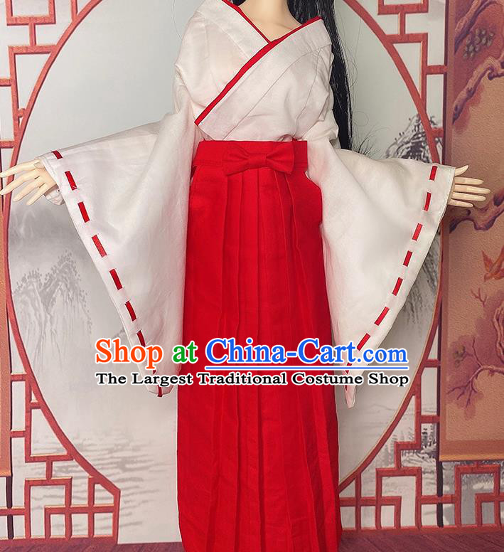 Top Super Dollfie Clothing Customize Kikyo Witch Kimono Handmade BJD Doll Costume