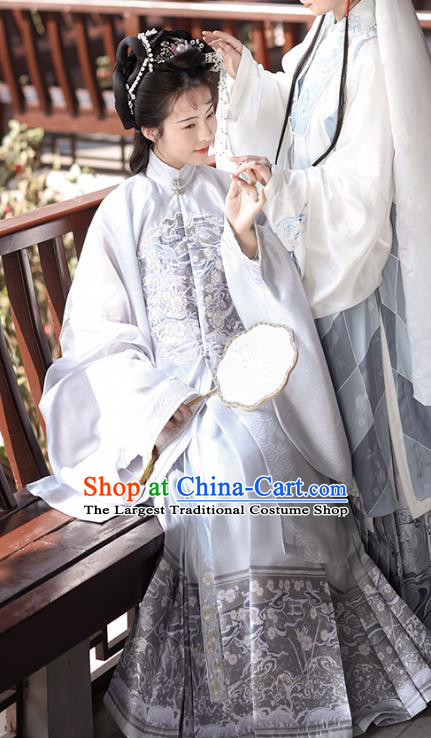 The Twelve Beauties of Jinling Li Wan Costumes A Dream in Red Mansions China Ming Dynasty Young Mistress Hanfu Clothing