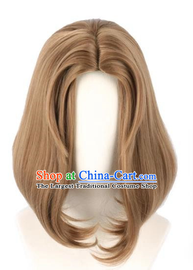 The Fifth Identity Supervisor Madam Red Skin Blood Banquet Mixed Brown Animation Cosplay Wig