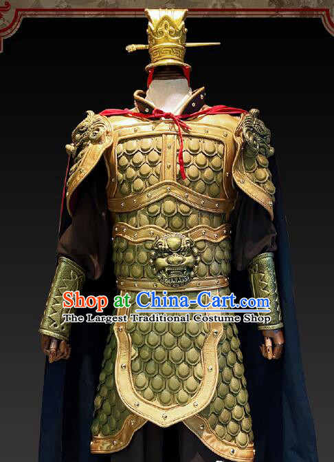 Chinese Han Dynasty General Armor Set Ancient Warrior Lv Bu Monkey King Sun Wukong Outfit