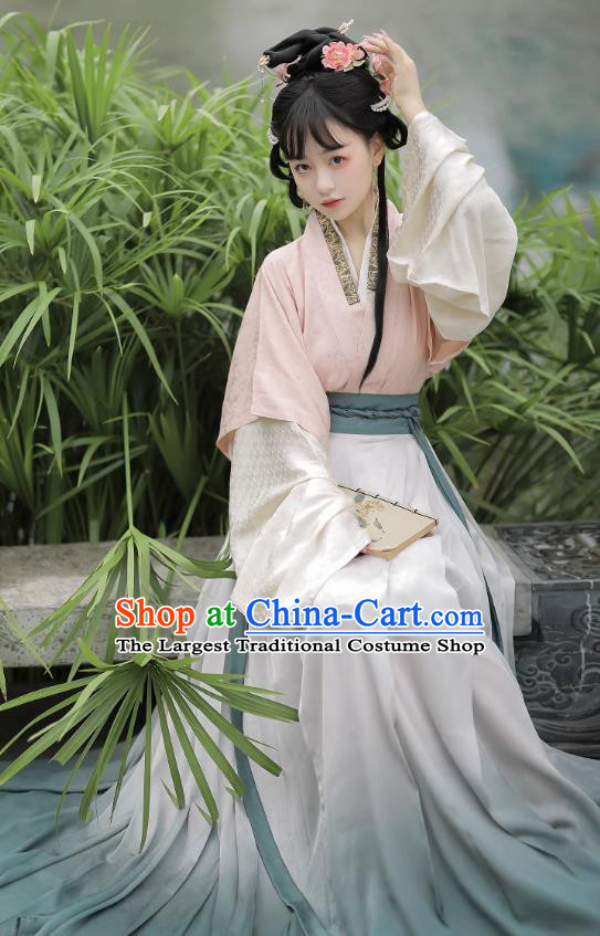 Traditional Female Hanfu Ancient China Princess Clothing Ming Dynasty Noble Lady Dresses