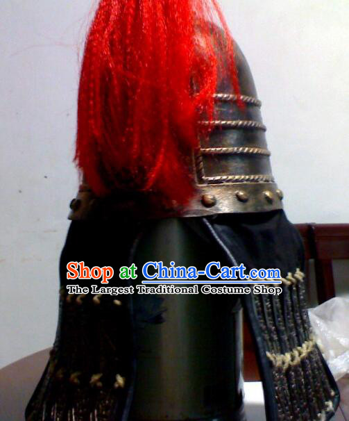 Handmade Cosplay Officer Hat China Song Dynasty Warrior Headwear Ancient General Helmet