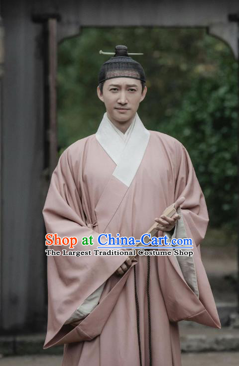 China Ancient Scholar Costumes Traditional Ming Dynasty Hanfu Under The Microscope Lawyer Cheng Renqing Clothing