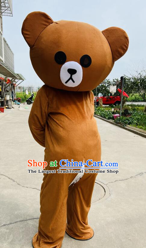 Mascot Bear Uniform Customized Walking Animal Bear Mascot Costume Handmade Cosplay Costume
