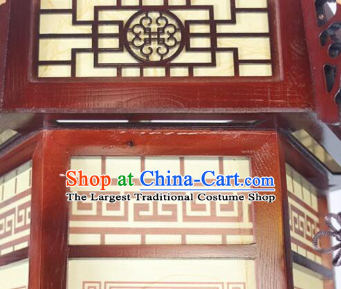 Handmade Wood Lamp China Classical Palace Lantern New Year Lantern