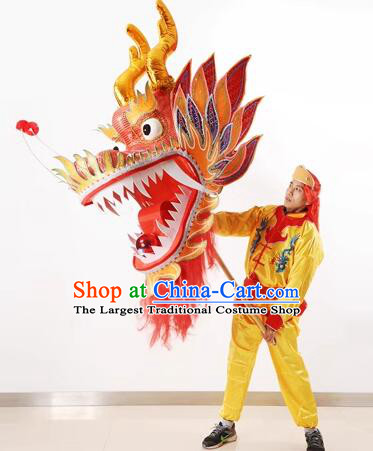 Top Handmade Dragon Head China New Year Dragon Dance Prop Giant Dragon Head