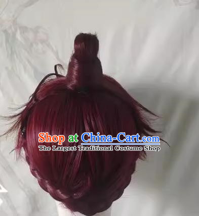 Wig Front Hand Hook Lace Code Name Sun Quanyuan COSPLAY Red Style