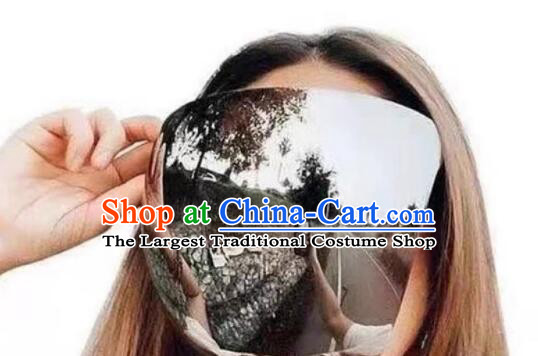 Top Handmade Punk Mask Modern Design Exaggerated Sunglasses Laserlike Visor