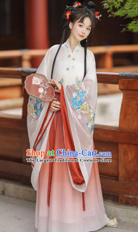Traditional Hanfu Dress Chinese Ancient Princess Costume Southern and Northern Dynasties Woman Clothing