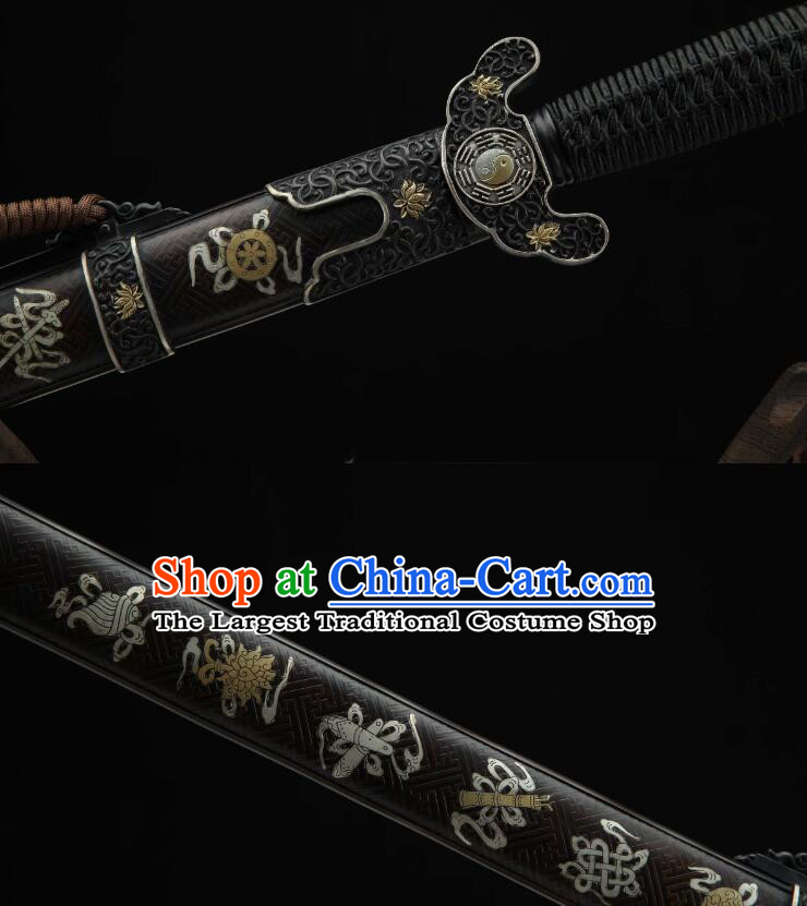 Chinese Ancient TV Series Sword Taoist Priest Sword Handmade Ba Gua Sword