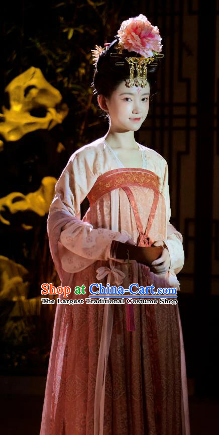 Chinese Drama A Dream of Splendor Hanfu Dresses Tang Dynasty Historical Costumes Ancient Noble Lady Clothing