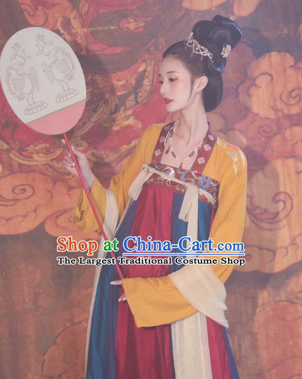 China Hanfu Dress Tang Dynasty Empress Clothing Ancient Court Woman Costumes