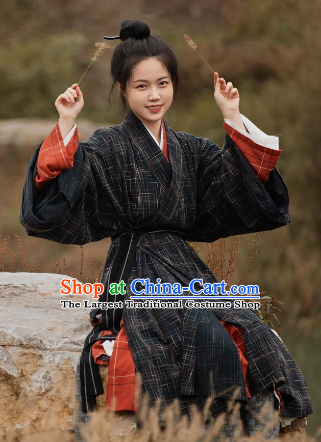 China Song Dynasty Civilian Female Clothing Ancient Young Lady Costumes Hanfu Dresses Complete Set
