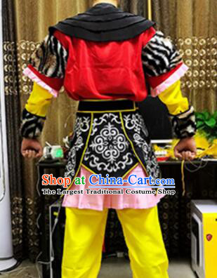 China Beijing Opera Monkey King Costumes Journey to the West Sun Wukong Outfit Havoc in Heaven Clothing