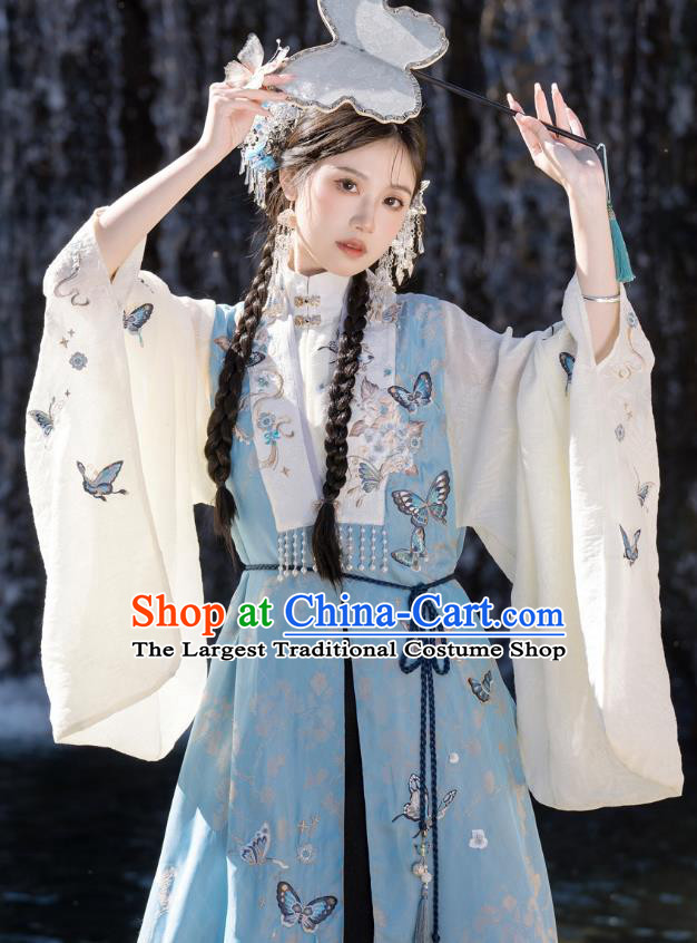 China Ancient Royal Princess Clothing Ming Dynasty Noble Woman Costumes Traditional Hanfu Dresses Complete Set
