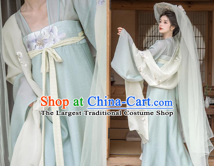 China Ancient Noble Woman Clothing Tang Dynasty Imperial Consort Costume Traditional Hanfu Dresses
